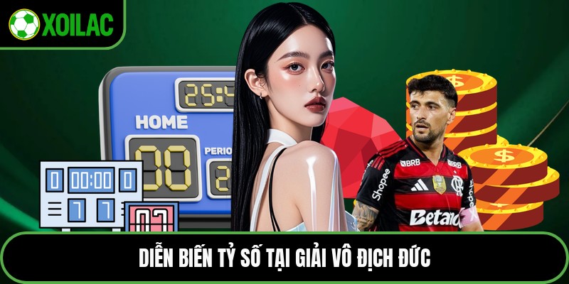Diễn biến tỷ số tại giải vô địch Đức