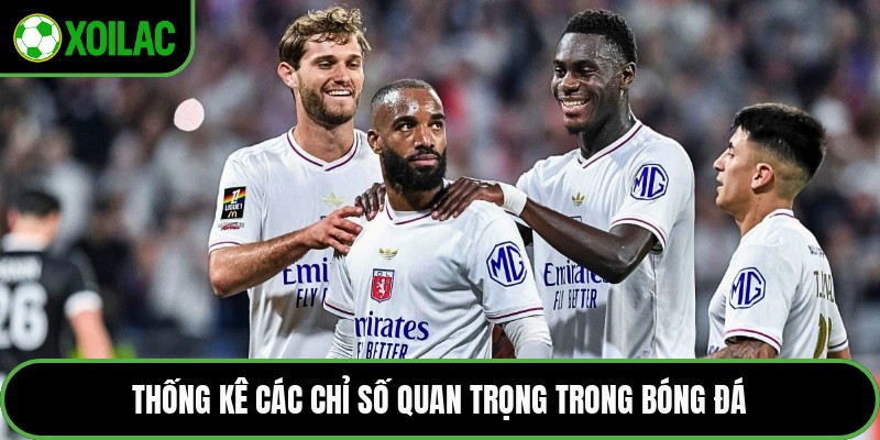 Thống kê các chỉ số quan trọng trong bóng đá